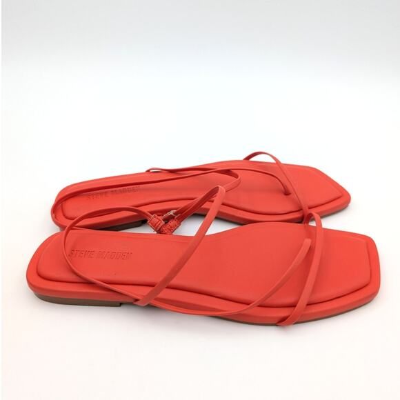 Steve Madden Lynley Women's Slingback Sandals Square Toe Orange Size US8.5M - Picture 4 of 12